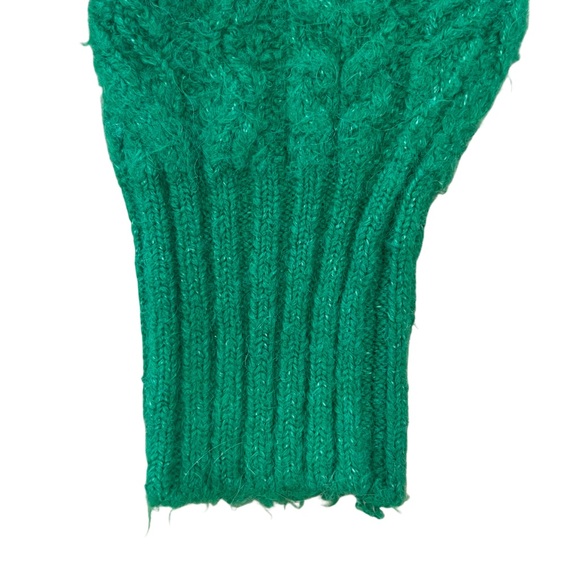 Zara Emerald Green Long Sleeve Cardigan w/ Decorative Buttons-Size Small - Picture 4 of 9